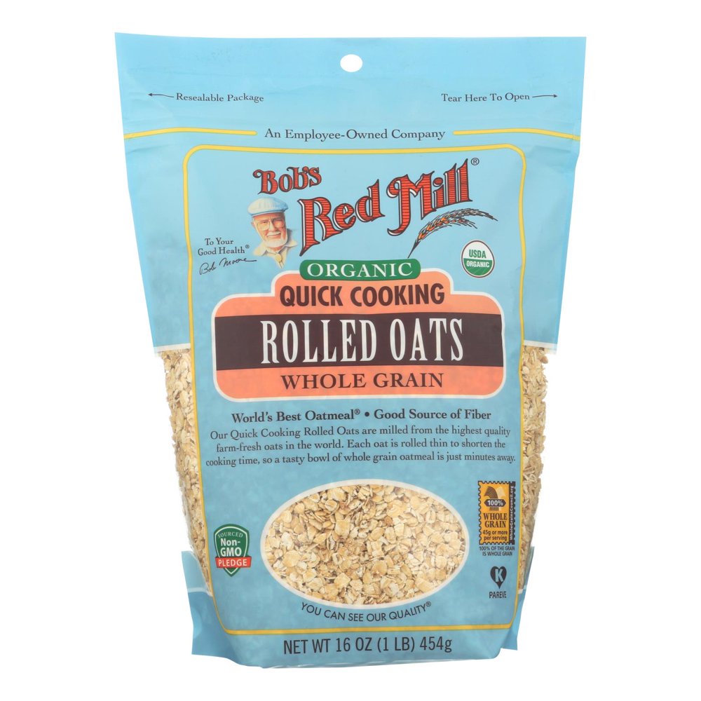 Bobs Red Mill Quick Cooking Oats Organic 907g