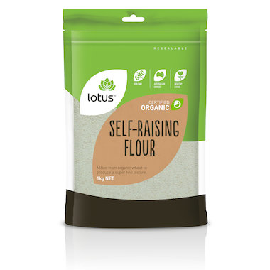 Lotus Flour Self-Raising Organic 1kg