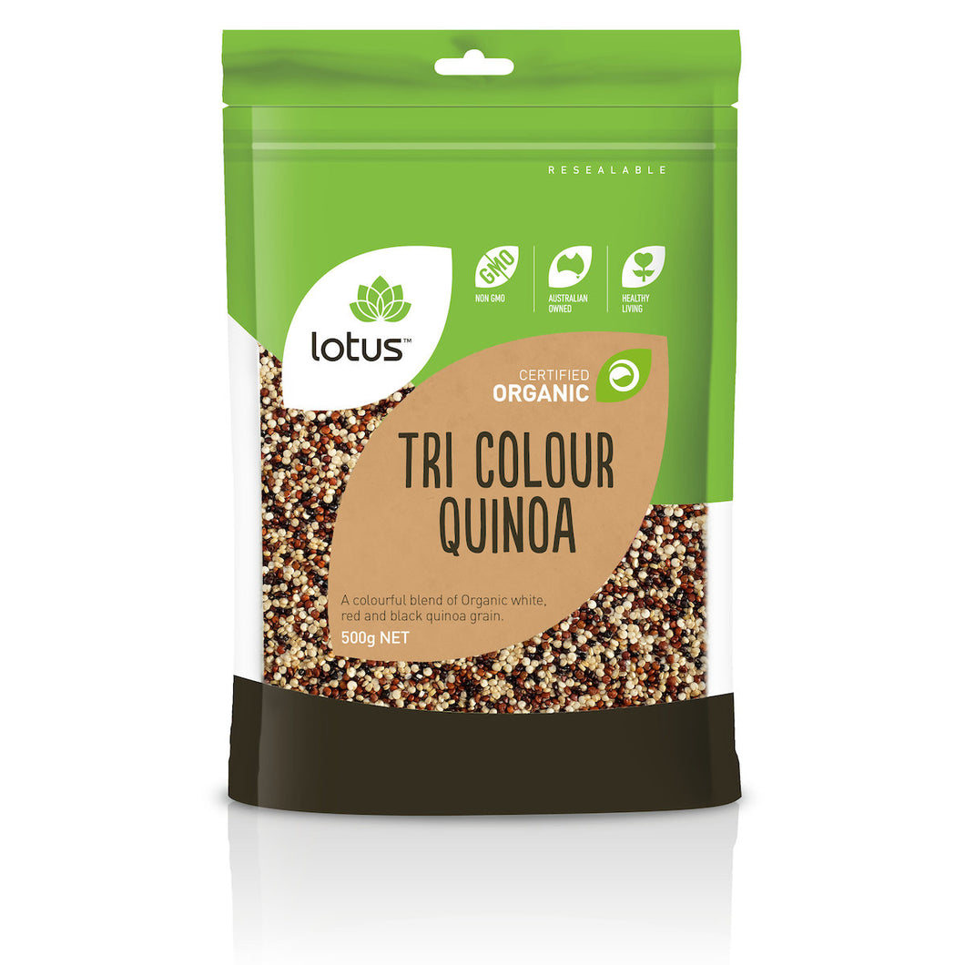 Lotus Quinoa Tri Coloured  Organic 500g