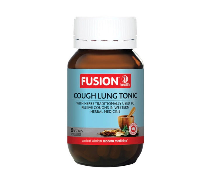 Fusion cough lung tonic tablet health and whole foods leongatha