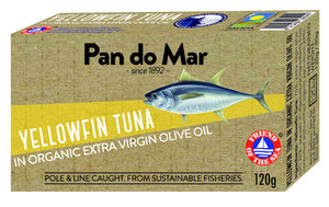 Pan do Mar Light Tuna in Organic Olive Oil 120g