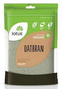 Lotus Oatbran Organic 250g