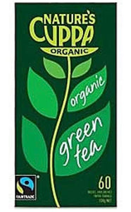 Natures Cuppa Organic Green Tea 60bg