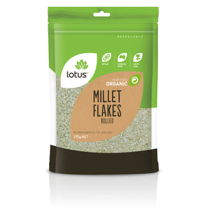 Lotus Millet Flakes Rolled Organic 375g