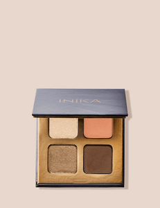 INIKA Organic Quad Eyeshadow Palette (Sunset)