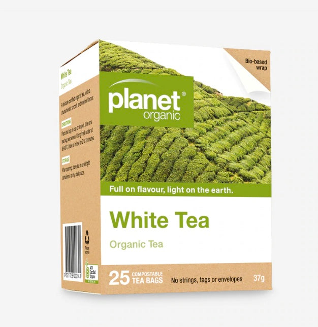 Planet Organic White Tea 25pk