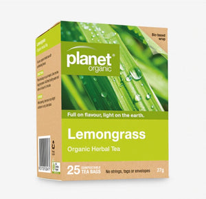 Planet Organic Lemongrass 25pk