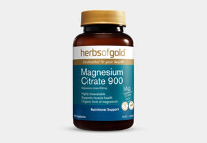 Herbs of Gold Magnesium Citrate 900 60c