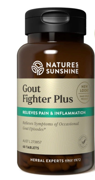 Natures Sunshine Gout Fighter Plus 60t