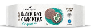 Ceres Organics Black Rice Crackers Organic 115g