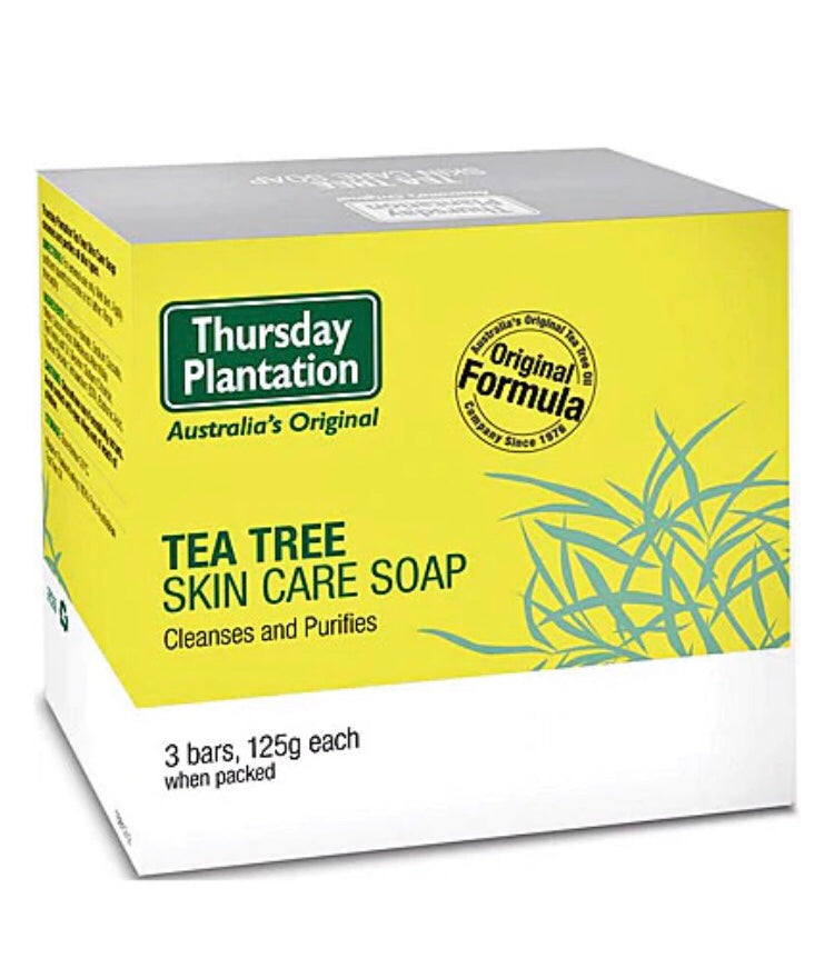 Thursday Plantation Tea Tree Organic Soap 3x100g