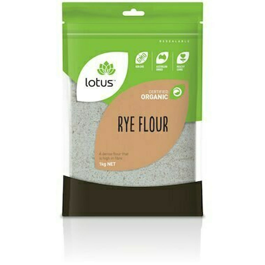 Lotus Rye Flour Organic 1kg