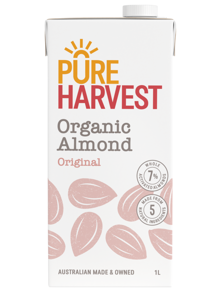 Pure Harvest Activated Almond Milk Organic 1lt