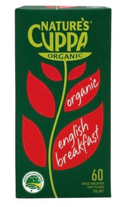 Natures Cuppa Organic English Breakfast 60bg