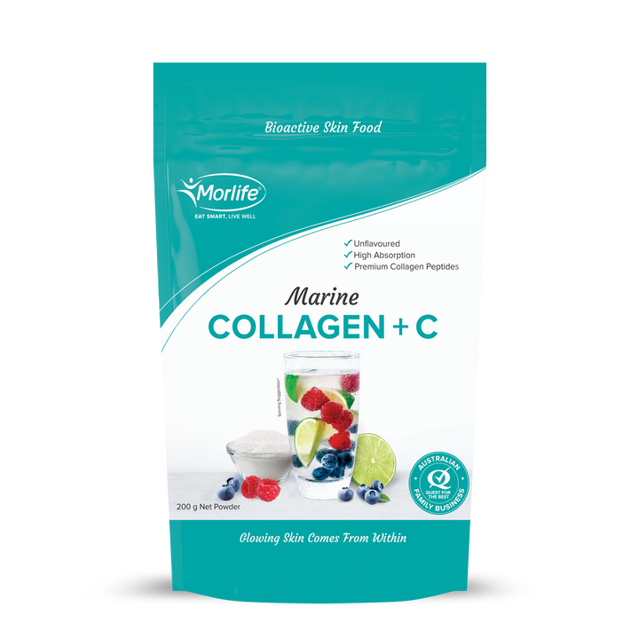 Morlife Hydrolysed Marine Collagen + C 200 G