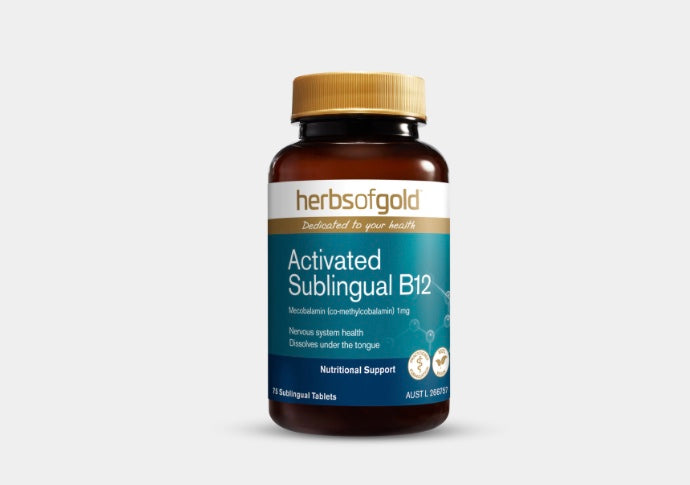 Herbs of Gold Activated Sublingual B12 75T