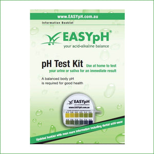 Easy ph test kit with booklet