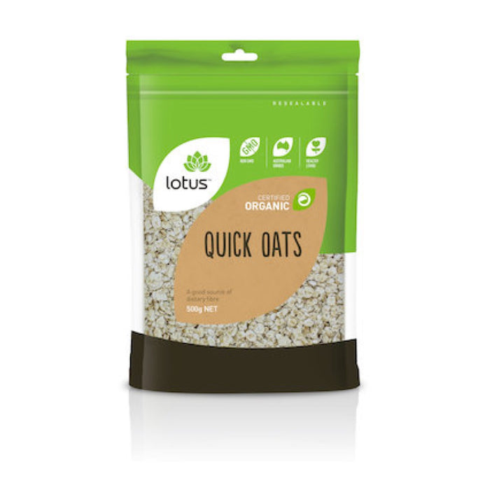 Lotus Quick Oats Organic 500g