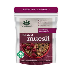 Brookfarm Muesli Toasted Cranberry 1.5kg