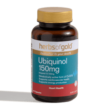 Load image into Gallery viewer, Herbs of Gold Ubiquinol 150mg 30c
