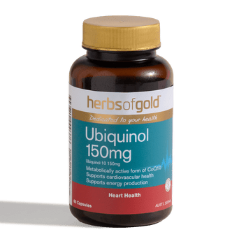 Herbs of Gold Ubiquinol 150mg 30c