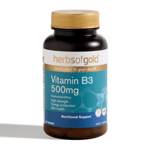 Load image into Gallery viewer, Herbs of Gold Vitamin B3 500mg 60t
