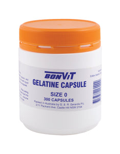 Bonvit Empty Capsules Size '0' Gelatine