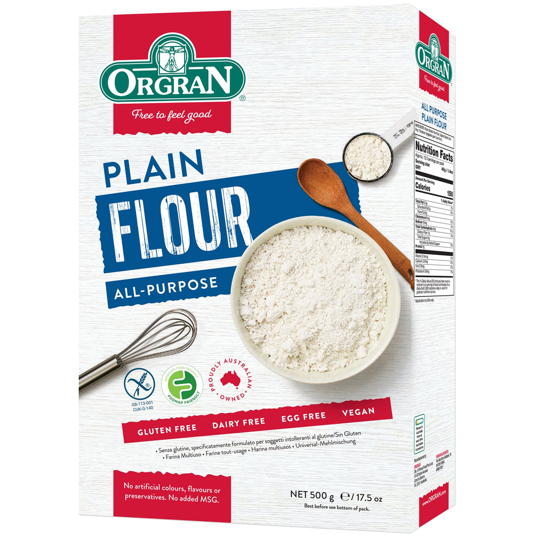 Orgran Gluten Free Plain Flour 500g