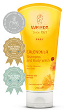 Load image into Gallery viewer, Weleda Baby Calendula Shampoo Body Wash 200ml
