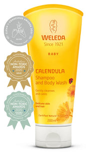 Weleda Baby Calendula Shampoo Body Wash 200ml