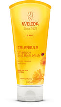 Load image into Gallery viewer, Weleda Baby Calendula Shampoo Body Wash 200ml
