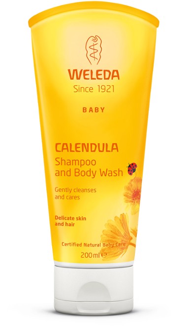 Weleda Baby Calendula Shampoo Body Wash 200ml